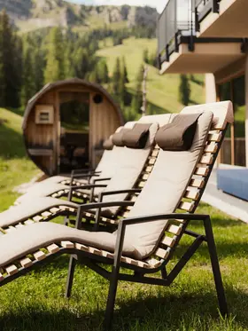 Outdoor Finnish sauna